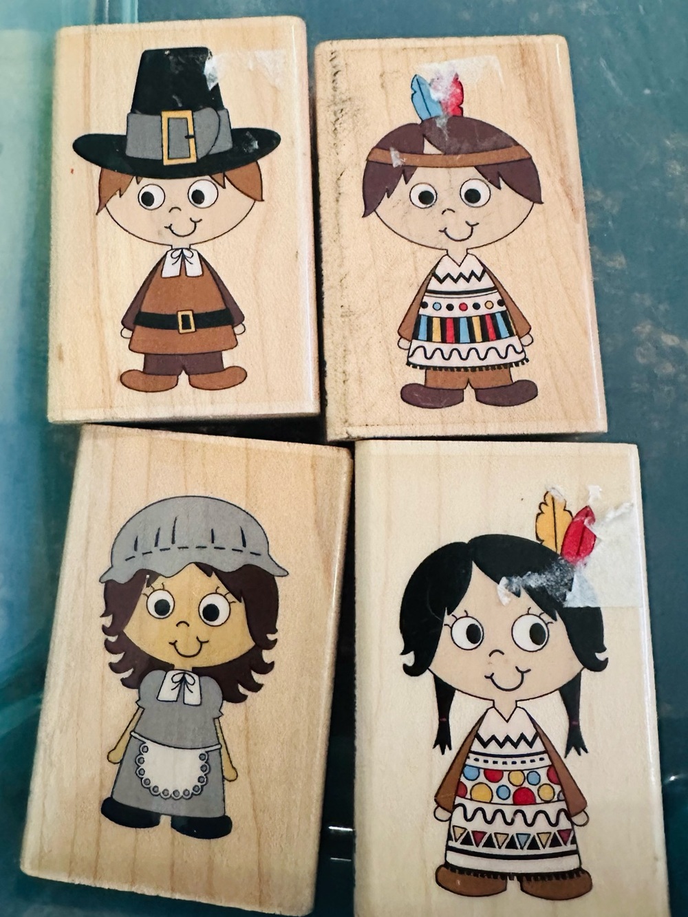 Thanksgiving, Pilgrim, and Native American Set